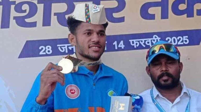 देव कुमार मीना ने 38वें राष्ट्रीय खेल में बनाया नया पोल वॉल्ट राष्ट्रीय रिकॉर्ड