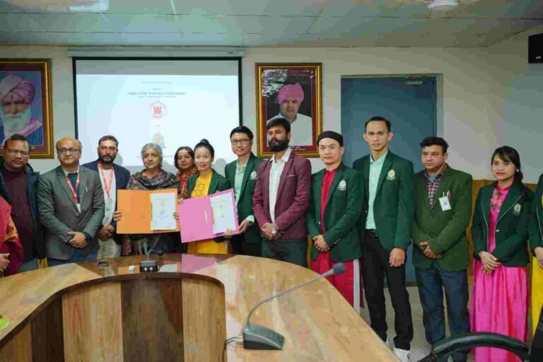 श्री गुरु राम राय विश्वविद्यालय और वियतनाम की ग्रीनलाइफ कंपनी के बीच एमओयू