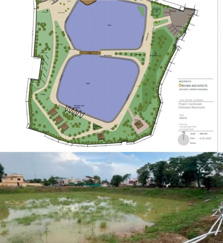 मुख्यमंत्री पुष्कर सिंह धामी के निर्देशों पर एमडीडीए का जल संरक्षण की दिशा में बड़ा कदम