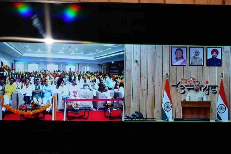 मुख्यमंत्री धामी ने विभाजन विभीषिका स्मृति दिवस के अवसर पर काशीपुर, ऊधमसिंहनगर में आयोजित कार्यक्रम में वर्चुअल किया प्रतिभाग